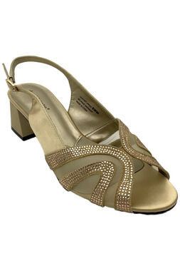 David Tate Women's Desire Sandals Champagne - Extra Wide